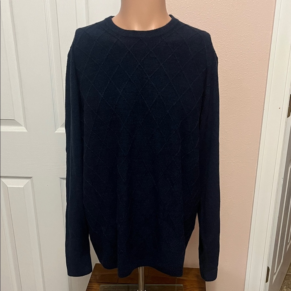 Dockers Men's Dark Blue Crewneck Sweater